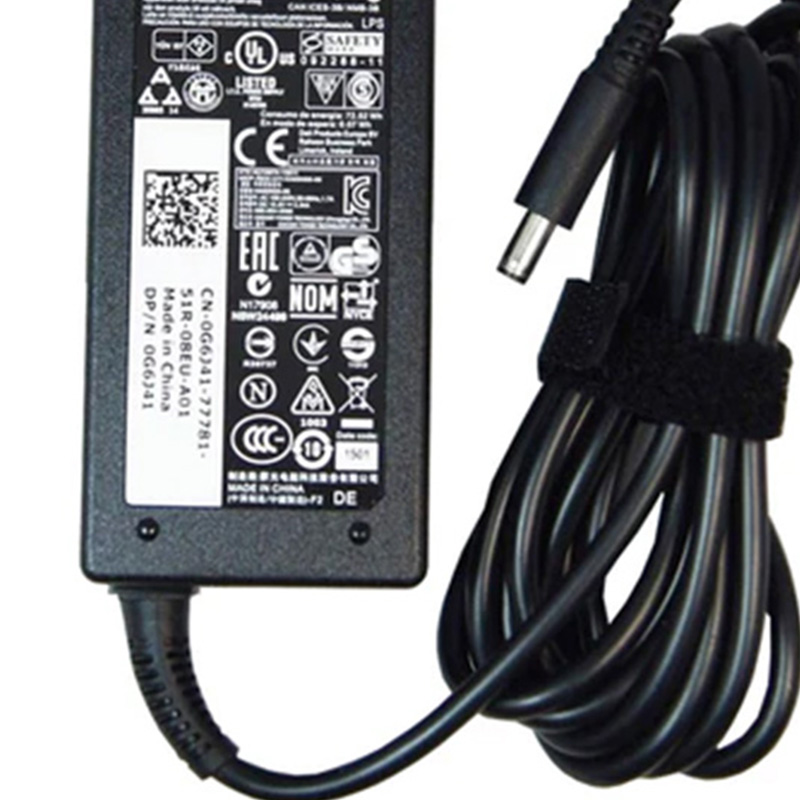 Original Dell 19.5V 3.34A 65W Laptop AC Power Adapter for Dell Inspiron 5551, Inspiron 5555, Inspiron 5558, Inspiron 5755, Inspiron 5758, Inspiron 7348, Inspiron 7558, 4.5*3.0mm